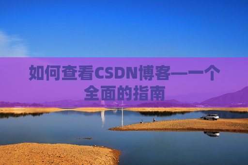 如何查看CSDN博客—一个全面的指南